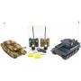 Радиоуправляемый танковый бой HUAN QI 508-10 (2 танка по 23 см, 2 пульта, ИК-пушки, звук)